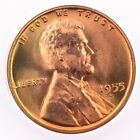 New Listing1955 S Lincoln Cent ANACS MS65 Red Toned Certified Wheat Penny 1c