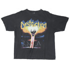 Vintage Destruction Infernal Overkill Band T-Shirt Black Cygnus XL