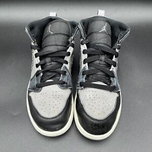 Nike Air Jordan 1 Mid SE Craft (PS) Inside Out Black DV0438 001 Kids Size 3 Y