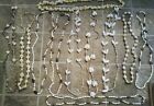Lot of 11 Handcrafted Shell Leis Necklaces ~ Miniature Sea Shells from Hawaii