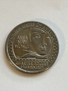 Quarter(25 cent)_United States_Anna May Wong_Women_Series_Rare_2022_Circulated