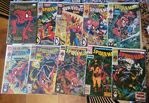 Lot Of 10 Marvel Spider-Man Issues 1-10-Todd McFarlane 1990 Brand New  (Gold #1)