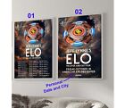 Jeff-Lynne's ELO Signature FINAL Tour 2024 Poster, NO FRAMED