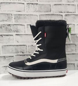 Vans Standard MTE Waterproof Winter Snow Boots Men's Size 12 Black White 721454