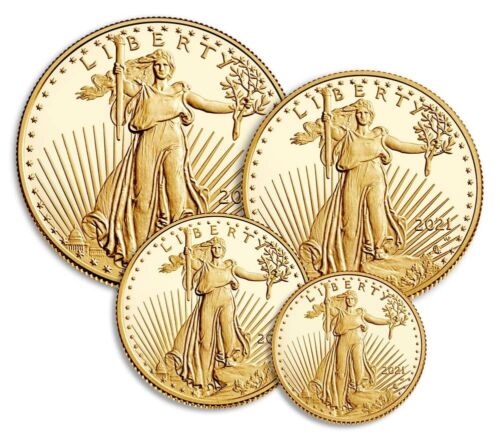 2021 American Eagle Gold Proof Four-Coin Set - Limited Edition - 21EFN