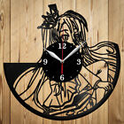 Vinyl Clock No Face Spirited Away Mask Vinyl Clock Handmade Original Gift 6578