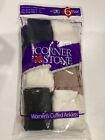 Unopened Pack 6 Pair Made In USA Vintage Women’s Cuffed Cotton Anklets Socks