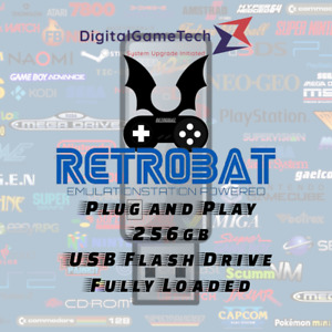 Ultimate Retro Gaming Drive 256gb USB | 29 Video Game Systems | Free Shipping