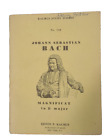 KALMUS STUDY SCORES No. 740 JOHANN SEBASTIAN BACH MAGNIFICAT in D major 010324