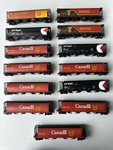 Intermountain Covered Hoppers Ho Scale Canada, CP Rail, Saskatchewan Lot Of 13