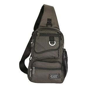 Large Sling Bag Chest Shoulder Bag Purse Backpack Crossbody Bags For Men Black