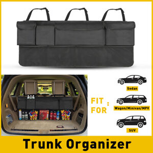 8 Pockets Car Trunk Organizer Back Seat Storage Bag Auto Accessories Black Parts (For: 2012 Jeep Grand Cherokee)