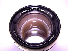 New ListingVintage Canon 50mm f1.2 LTM L39 Leica Screw Mount Standard MF Rangefinder Lens