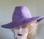 Lavender Cowboy Type Hat Center Crown Crease Rodeo Derby Church Garden Party