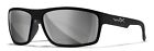 Wiley X Peak ACPEA06 Sunglasses Safety Glasses Black Frames Silver Flash Lenses