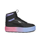 Puma Karmen Rebelle Mid Exotics Platform  Womens Black Sneakers Casual Shoes 387