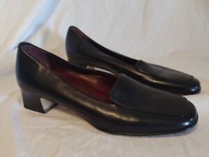 Cole Haan Italy City Loafers Black Slip On Low Heel Shoes Women's 8 1/2 B