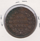 INDIA British 1/4 Anna 1835 East India Company (Z718)