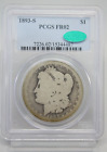 1893-S $1 Silver Morgan Dollar PCGS FR02 Green CAC #4487