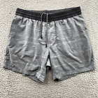 PrAna Shorts Adult XL Gray Running Trainng Gym Lined Outdoors Hiking Causal Mens