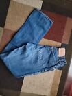 VINTAGE Men's LEVI'S 501 Button Fly Size 30x36-Made In USA Blue 90s Levis 80s