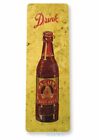 MASONS ROOT BEER 6x18 inch TIN SIGN OLD FASHIONED ROOTBEER FLOAT BARREL