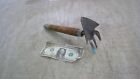 Cool Hand Cultivator Vintage Garden Tool 3 Tine  Triangle Hoe Patina!