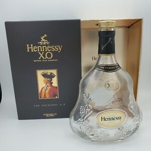 Hennessy XO Extra Old Cognac 750ml Empty Collectible Bottle w/ Box FREE SHIPPING