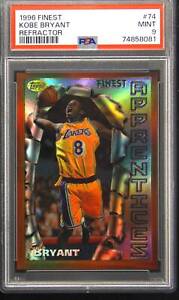 1996 Finest #74 Kobe Bryant Refractor Rookie PSA 9