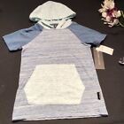 NWT Ocean Current baby Hooded Swim coverup 6 month blue  beach/pool/lake