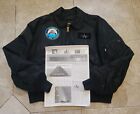 VTG SEA SHADOW Navy ARPA Lockheed Alpha Industries Flyers Jacket + Newsletter