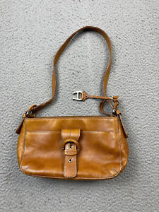 Etienne Aigner Bag Handbag Purse Camel Tan Brown Genuine Leather
