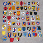 US MILITARY PATCHES, LOT OF 62