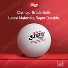 DHS D40+ 3Star Table Tennis Plastic Balls White Orange Ping Pong Balls