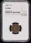 1877 P Small Cents Indian Head NGC G-6 BN