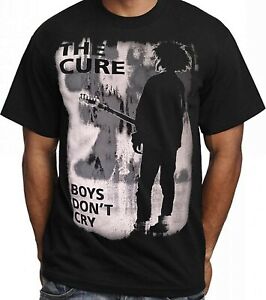 THE CURE BOYS DON'T CRY Rock Band Black T Shirt