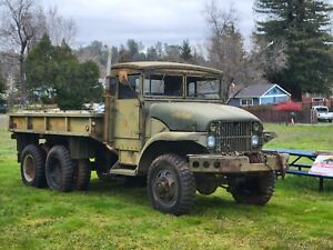 1952 GMC PAIR M211 & M135 Military 1.5 Duece & Half trucks