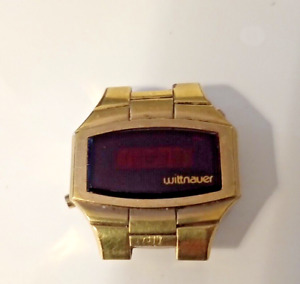 Vintage Wittenauer LED Watch. 36mm X  39mm Non Working 36mm x 39mm