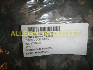 NEW Genuine US Military MOLLE Waist Pack Army ACU Hip Butt / Fanny Pouch