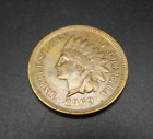 1869 Indian Head Cent Penny With Full Liberty Die Crack -  B6906