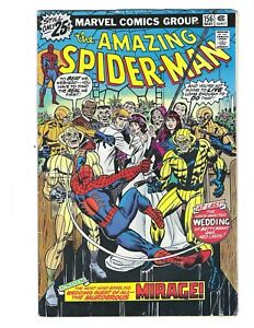 Amazing Spider-Man #156 1976 VG+ Wedding of Leeds and Brant!  Combine Ship