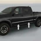 SIDE DOOR TRIM ROCKER PANEL MOLDING PACKAGE For DODGE RAM CHROME 09-17 (For: More than one vehicle)