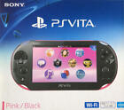 SONY PlayStation PS Vita Pink / black PCH-2000 ZA15 Console Wi-Fi model NEW f/s