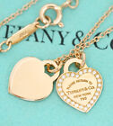 Tiffany & Co. Return to Double Heart Diamond Necklace 18