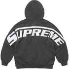 Supreme Wrapped Half Zip Fleece Sweatshirt Medium Black Hoodie SS24 - CONFIRMED