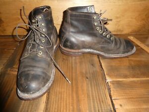 LL  Bean Chippewa Katahdin Work Boots Cap Toe Brown Leather Size 11 D
