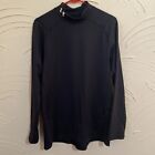 Under Armour Long Sleeve Fitted Cold Gear Black Shirt Size Large