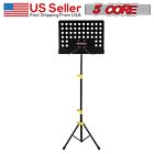 5Core Sheet Music Stand Portable Travel Folding Music Holder Heavy Duty Metal⚫🟡