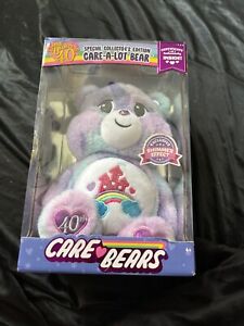 Care Bears Special Collectors Edition Care A Lot Bear 40th Anniversary - IN HAND