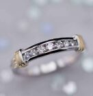 1Ct Round Cut Lab-Created Diamond Women Wedding Ring 14k Two Tone Gold Finish
